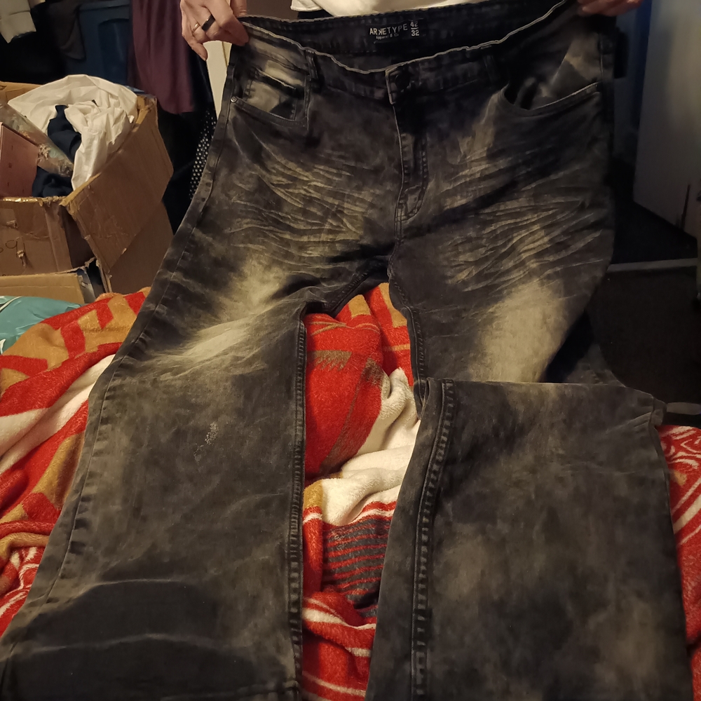 Arket Charcoal Skinny Jeans